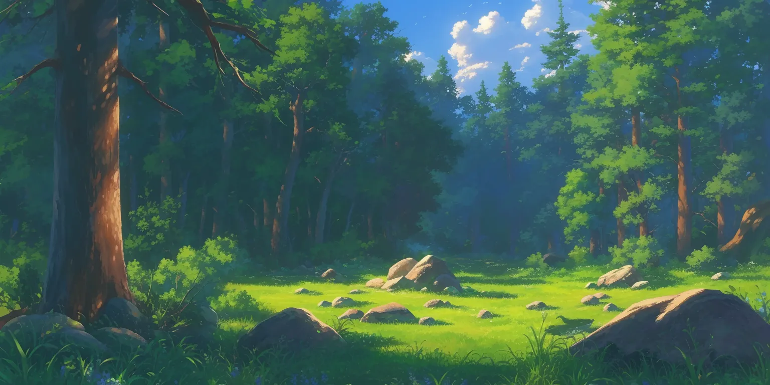 anime forest background ghibli, evergarden, mononoke, forest, mushishi