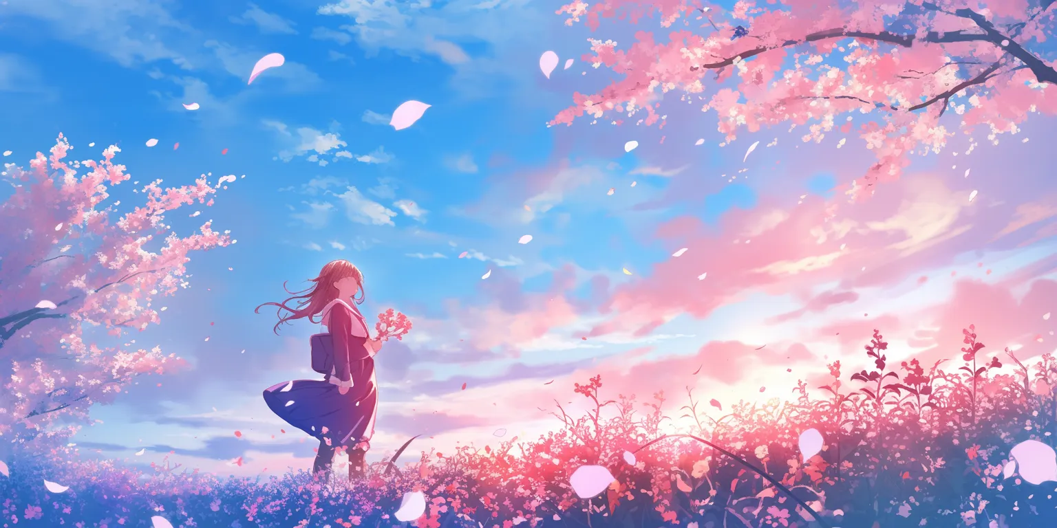 cherry blossom anime wallpaper sakura, noragami, nishimiya, wonderland, natsume