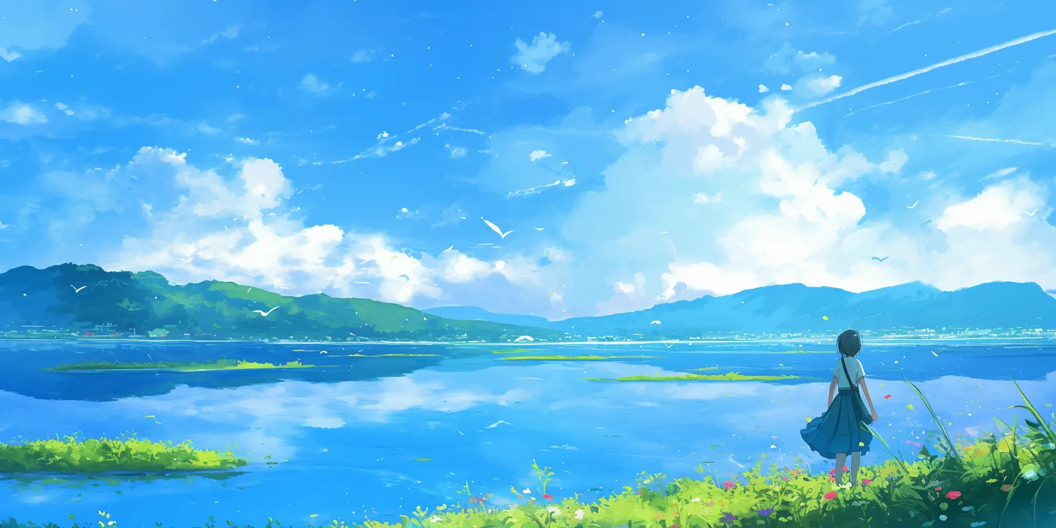 anime scenery wallpaper scenery, yuujinchou, evergarden, landscape, 2560x1440