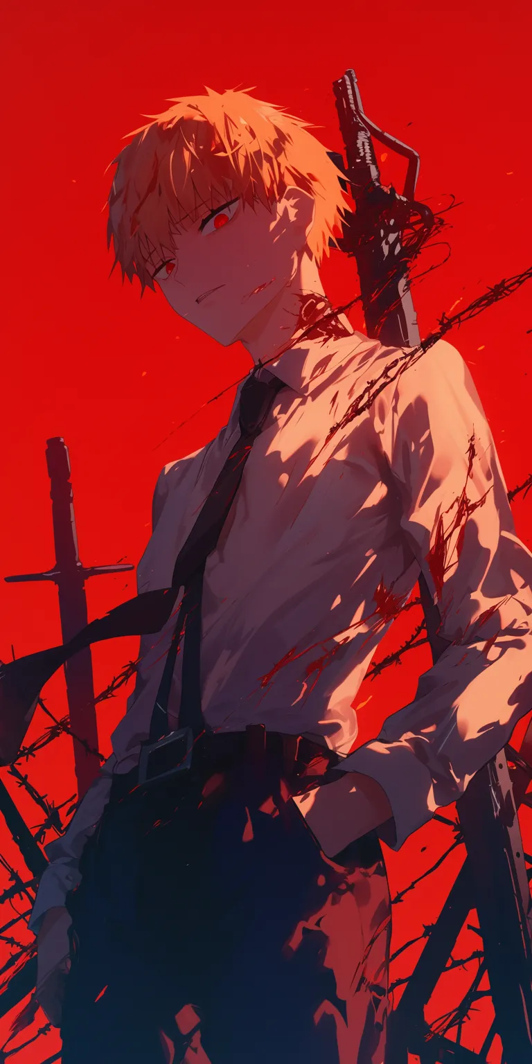 denji chainsaw man wallpaper kaneki, kenshin, kurosaki, akira, todoroki