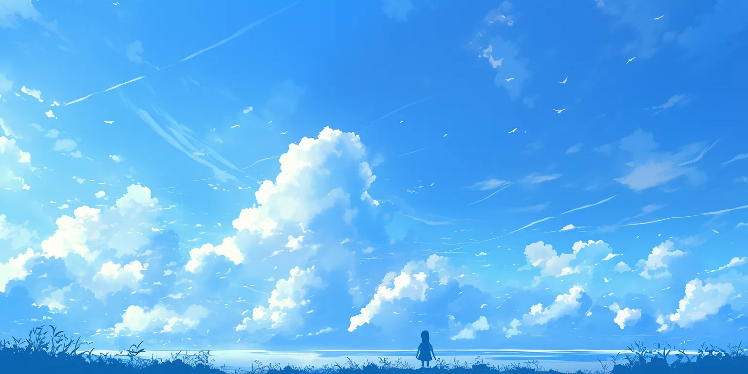 pc anime wallpaper sky, 3440x1440, flcl, 2560x1440, ciel
