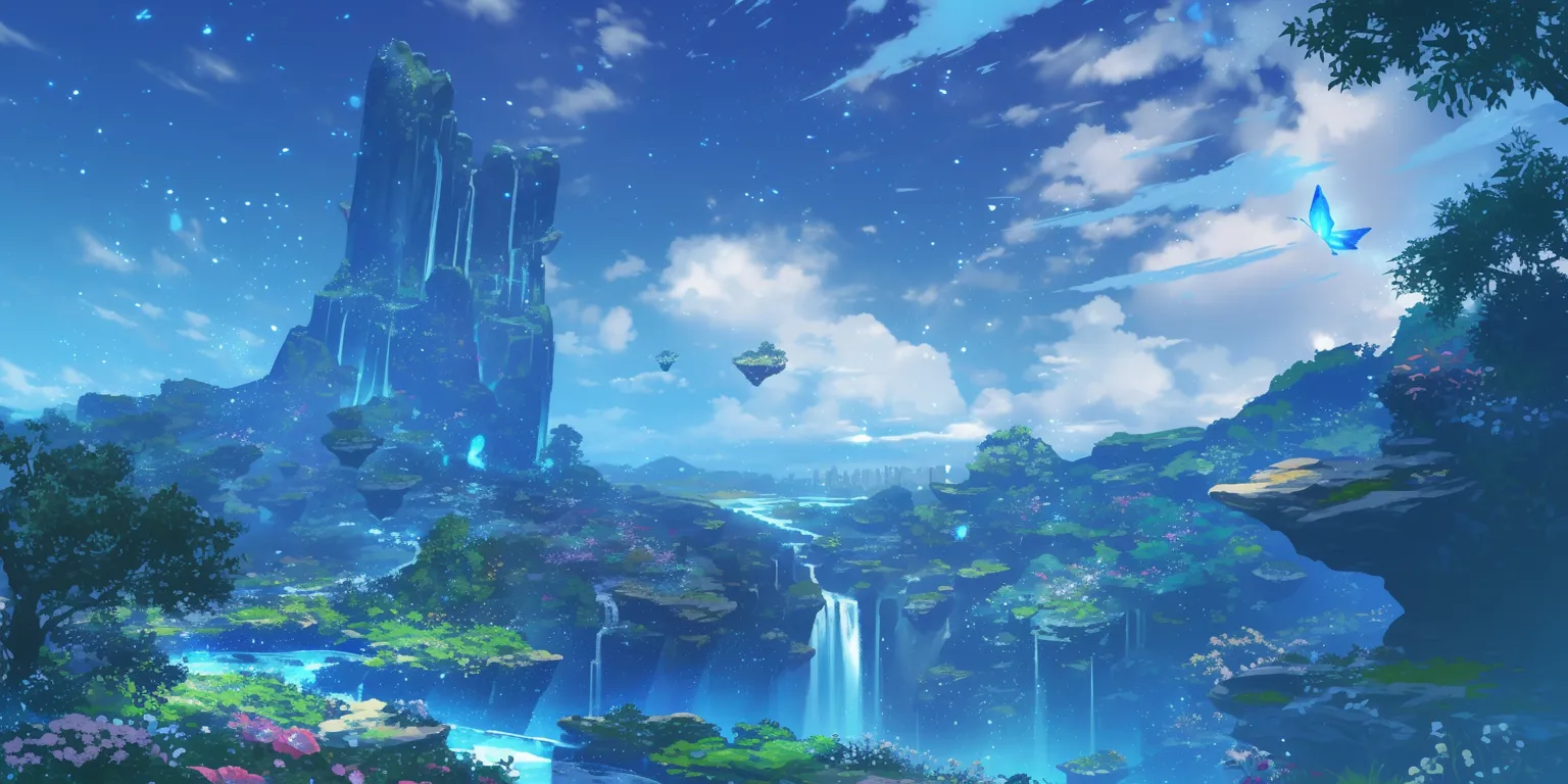 anime background wallpaper evergarden, backgrounds, background, scenery, lagoon