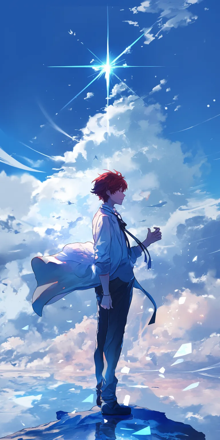 desktop anime wallpaper dazai, sky, haru, natsume, ciel
