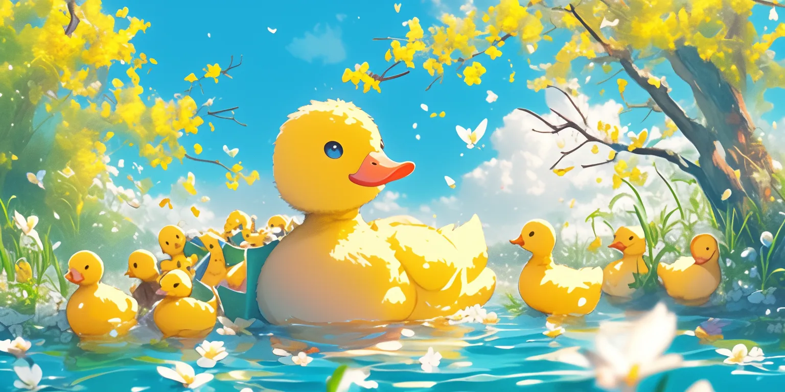 cute duck wallpaper duck, yellow, 1920x1080, 2560x1440, 3440x1440