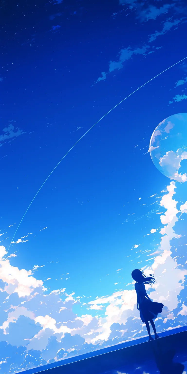 moving wallpapers sky, ciel, noragami, 3440x1440, moon