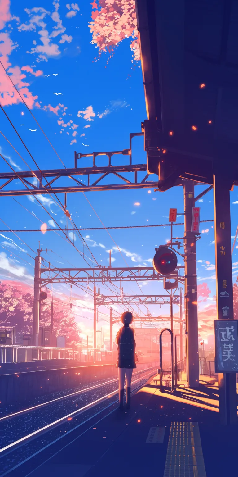 anime background 4k sunset, lofi, noragami, lockscreen, scenery