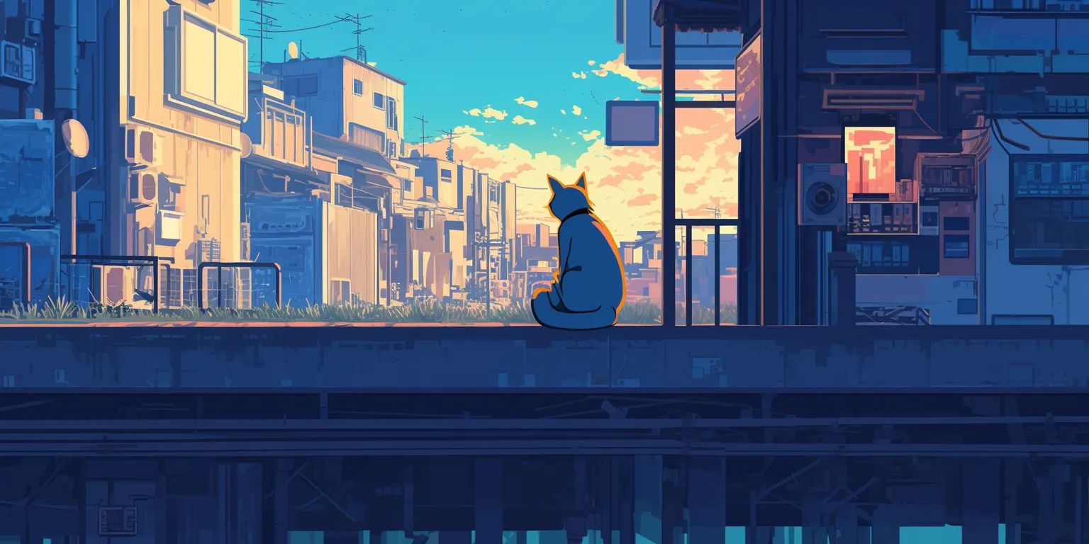 90s anime aesthetic wallpaper ghibli, 2560x1440, 3440x1440, stray, lofi