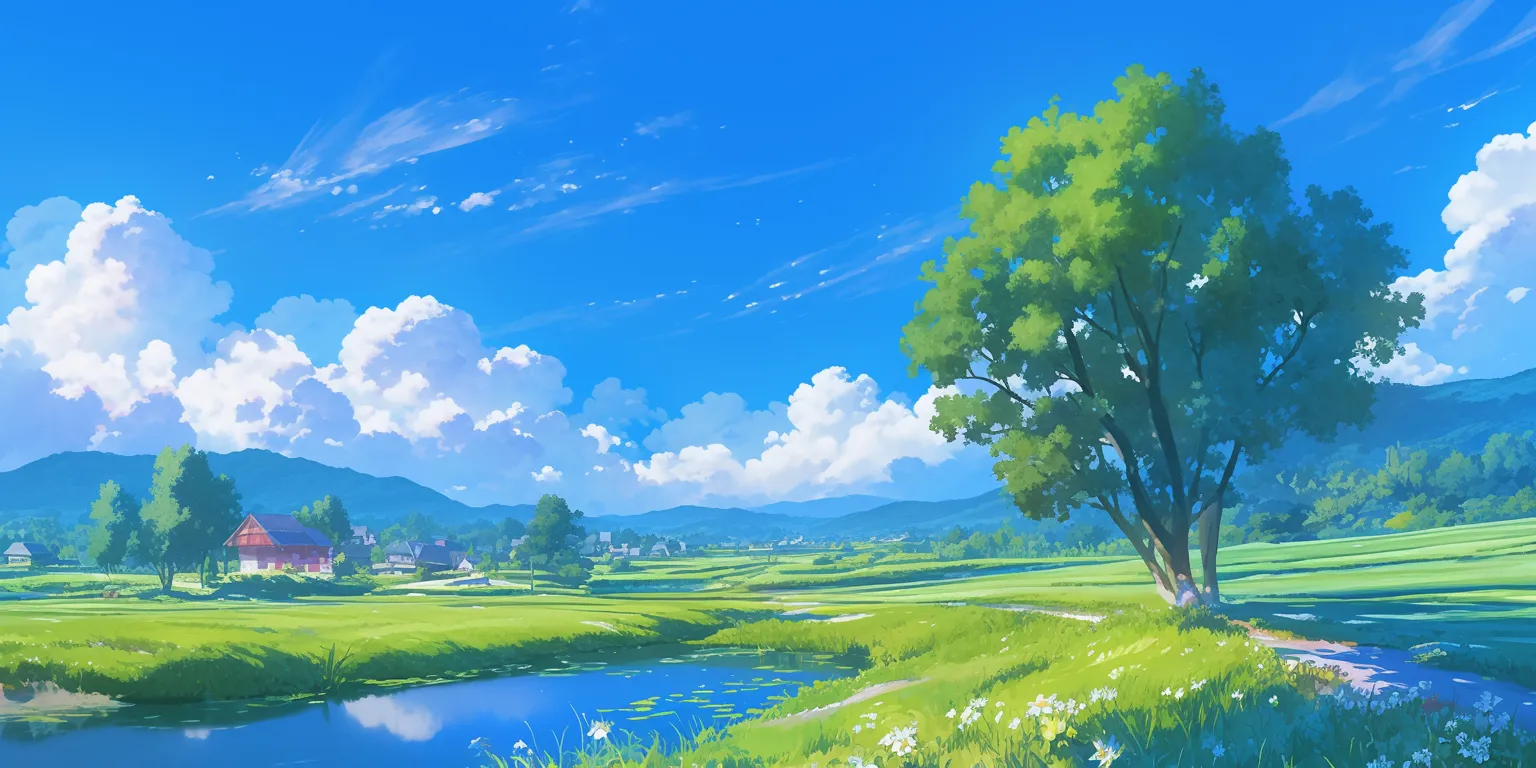 anime background 4k ghibli, 3440x1440, 2560x1440, evergarden, scenery