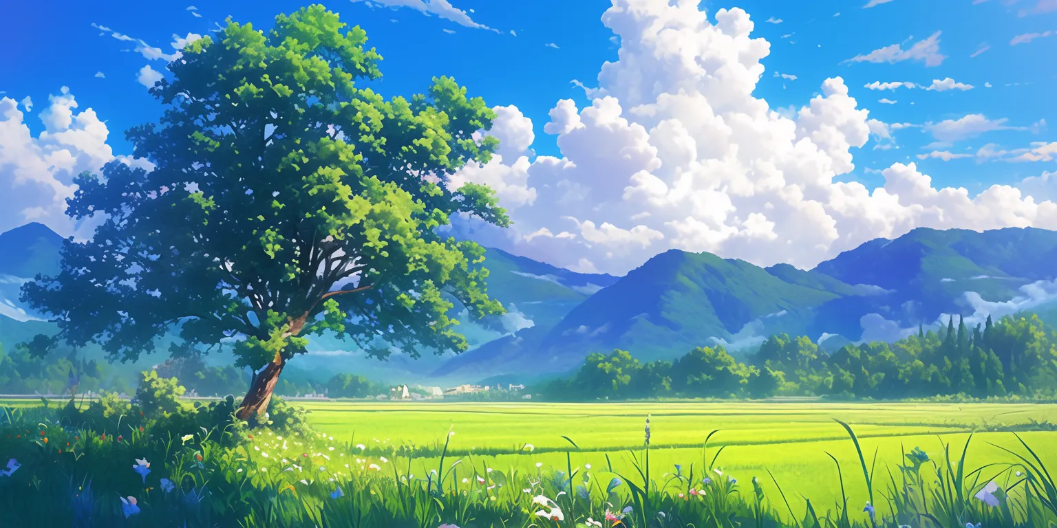 anime wallpaper nature ghibli, yuujinchou, mushishi, evergarden, scenery