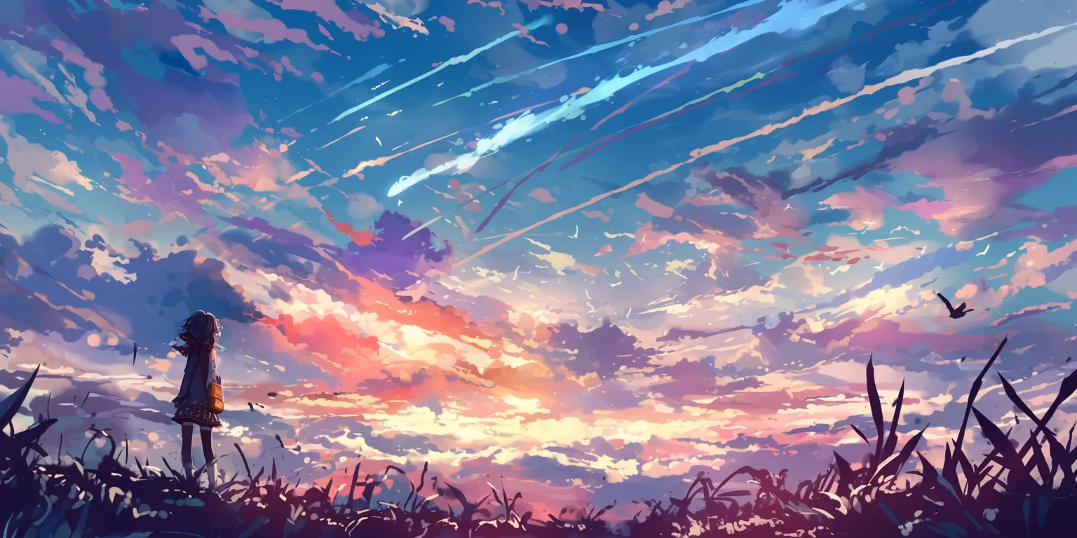 anime wallpaper phone 2560x1440, sky, 1920x1080, 3440x1440, sunset