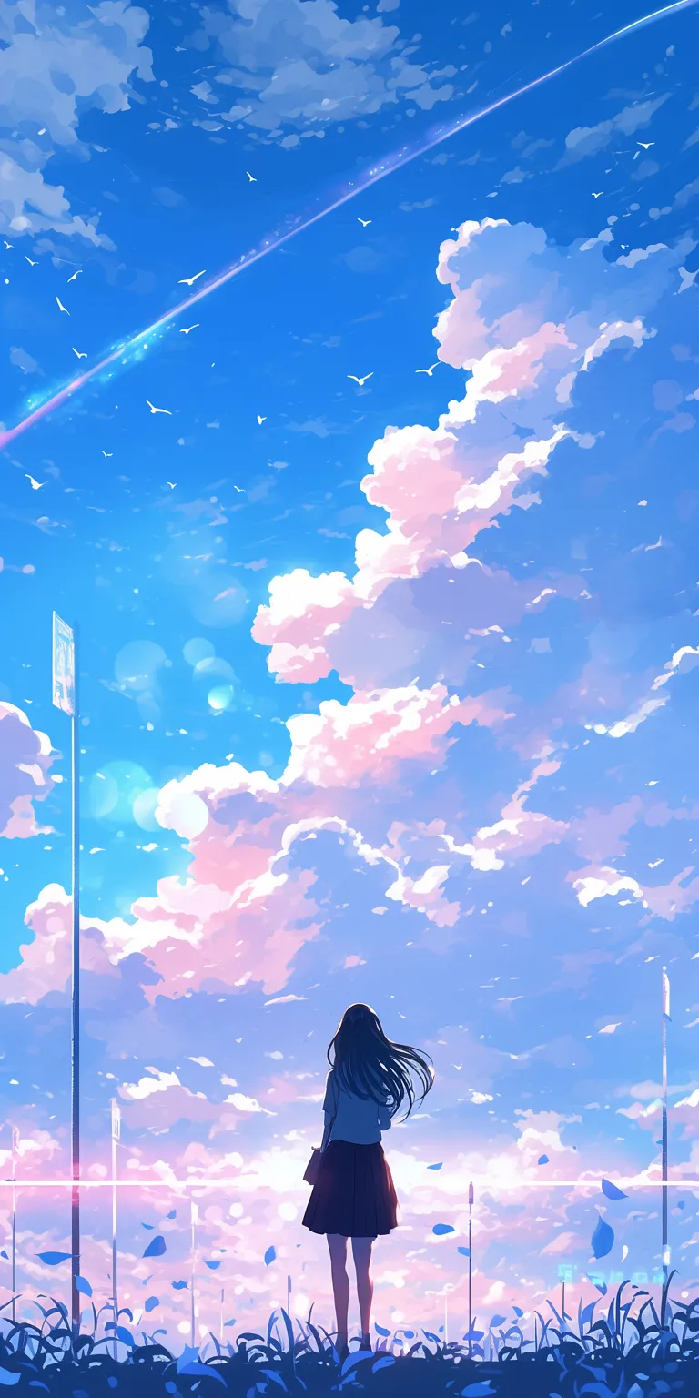 anime wallpaper for iphone sky, ciel, 3440x1440, lockscreen, noragami