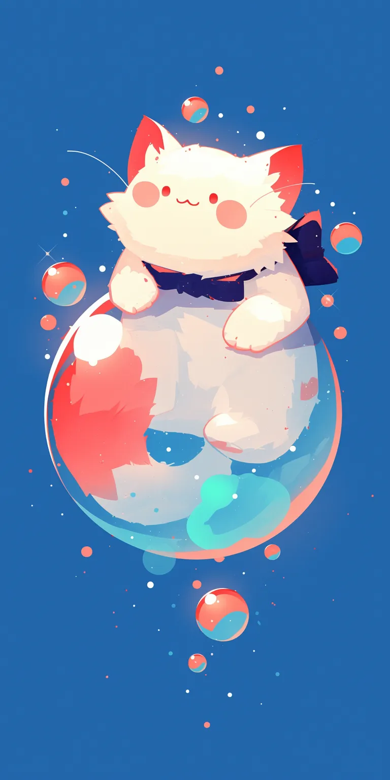 kawaii cat wallpaper bubble, bear, kitty, sailor, hamtaro