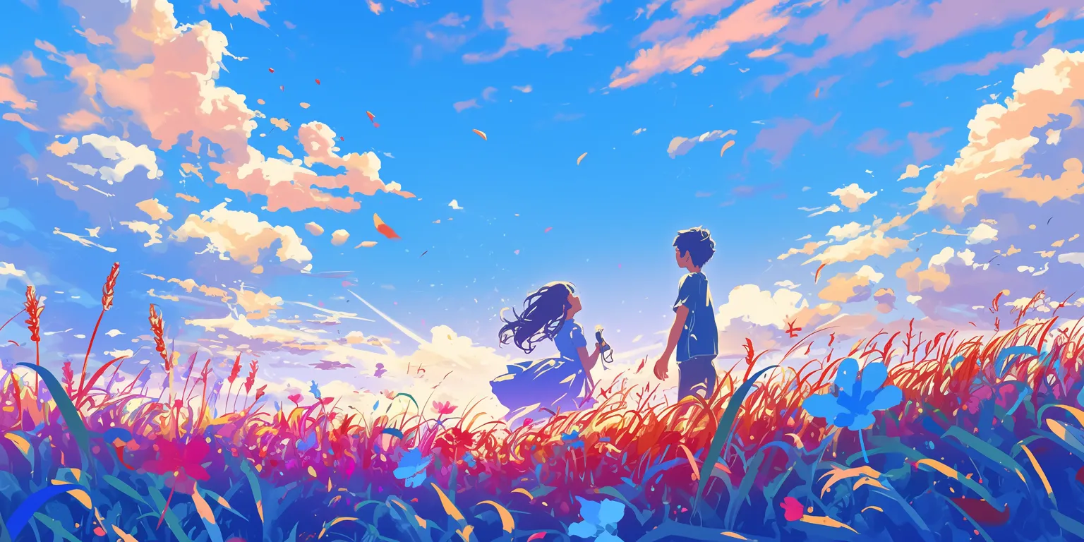 cute anime background ghibli, flcl, 3440x1440, sky, 2560x1440