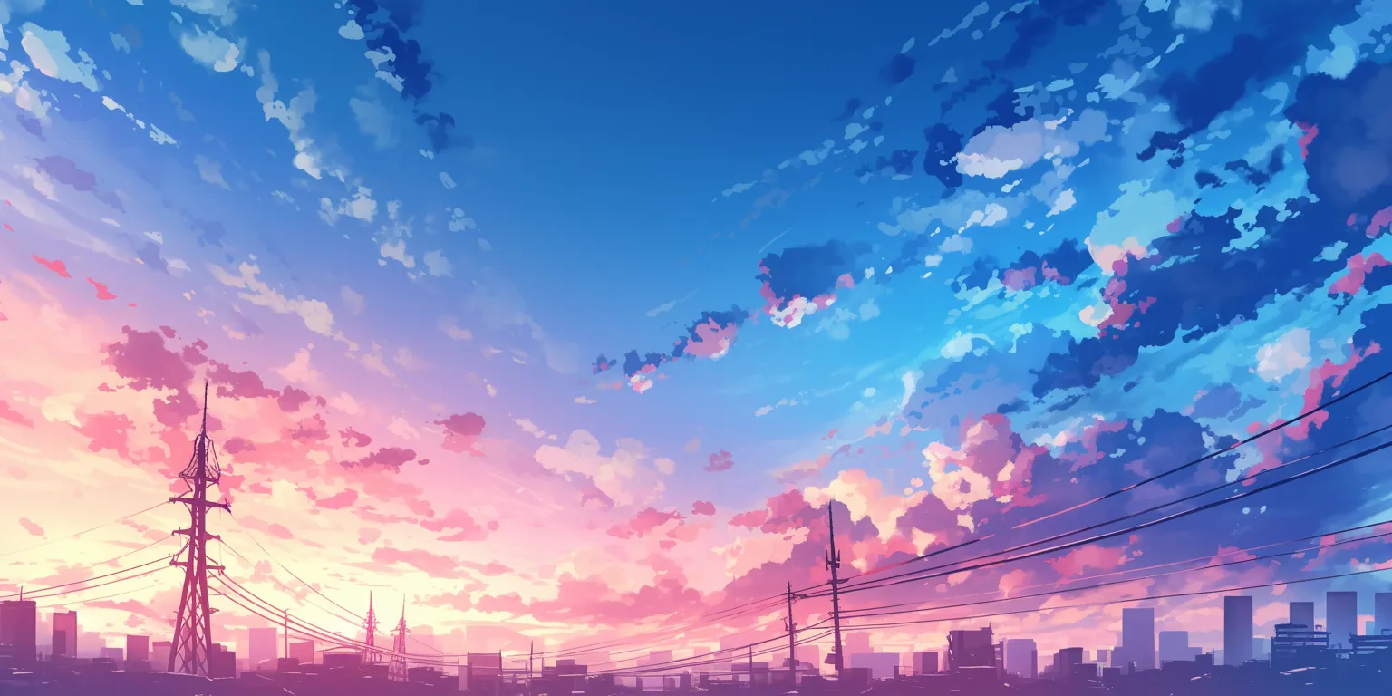 anime backgrounds iphone sky, 3440x1440, 2560x1440, 1920x1080, sunset