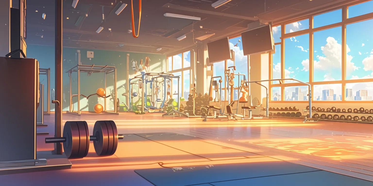 anime gym background gym, backgrounds, classroom, 3440x1440, aesthetic