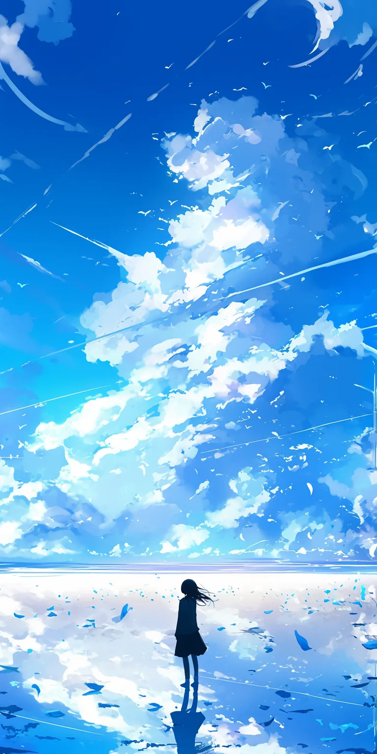 beautiful anime wallpaper sky, ciel, 2560x1440, backgrounds, 1366x768