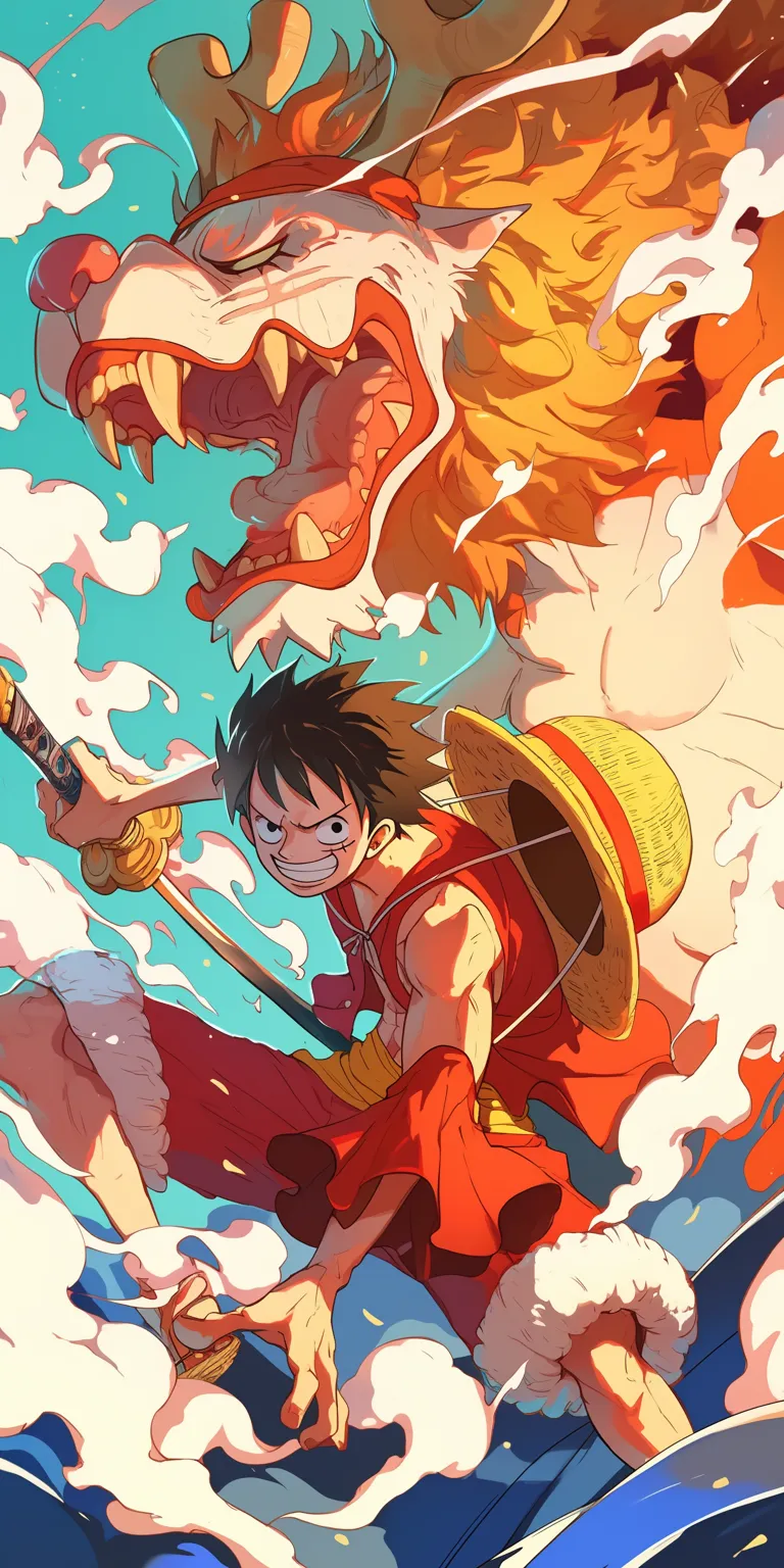 one piece desktop wallpaper 4k luffy, wano, rengoku, bnha, gurren