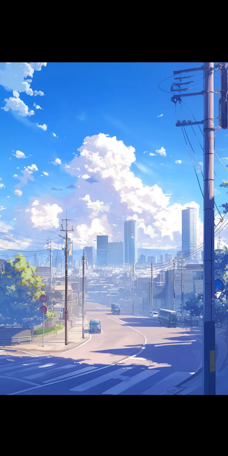 anime scenery background 3440x1440, lofi, flcl, scenery, backgrounds