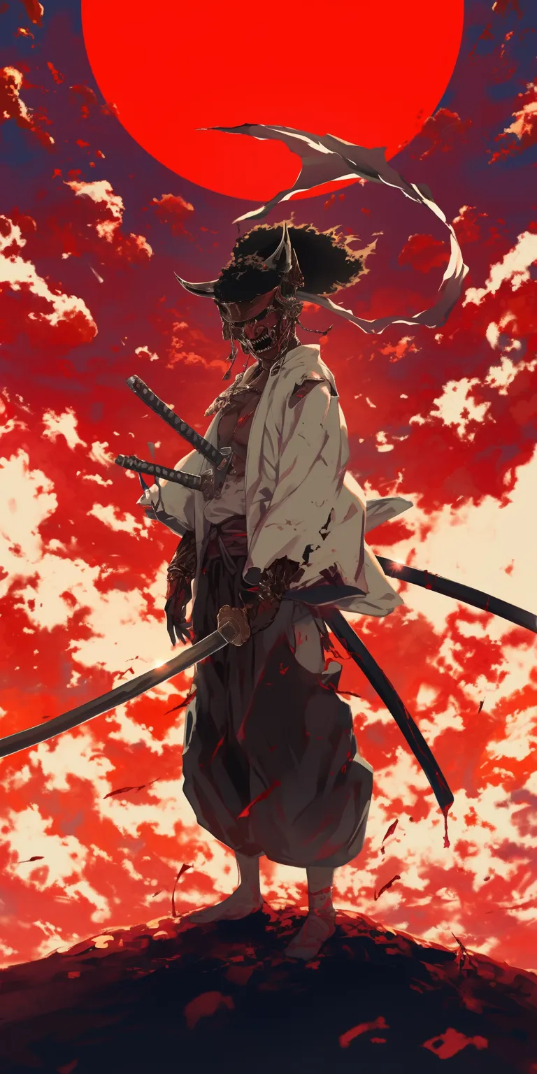 afro samurai wallpaper samurai, kenshin, yaiba, champloo, cowboy