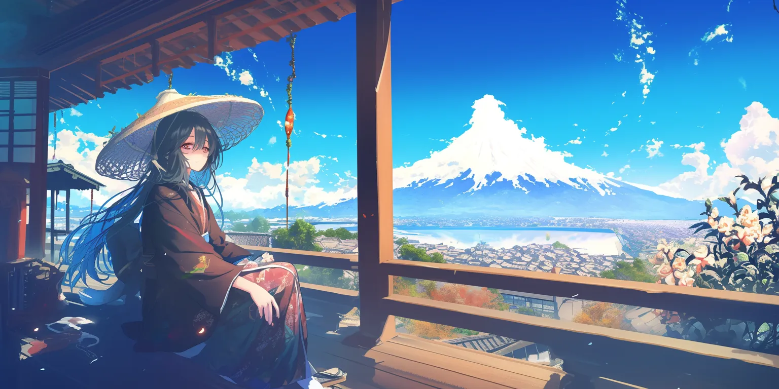 anime pic wallpaper 1920x1080, scenery, evergarden, kamisama, 2560x1440