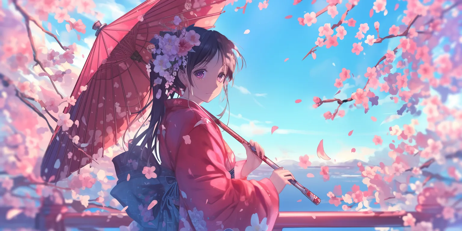 cherry blossom anime wallpaper sakura, kaguya, 1920x1080, 2560x1440, noragami