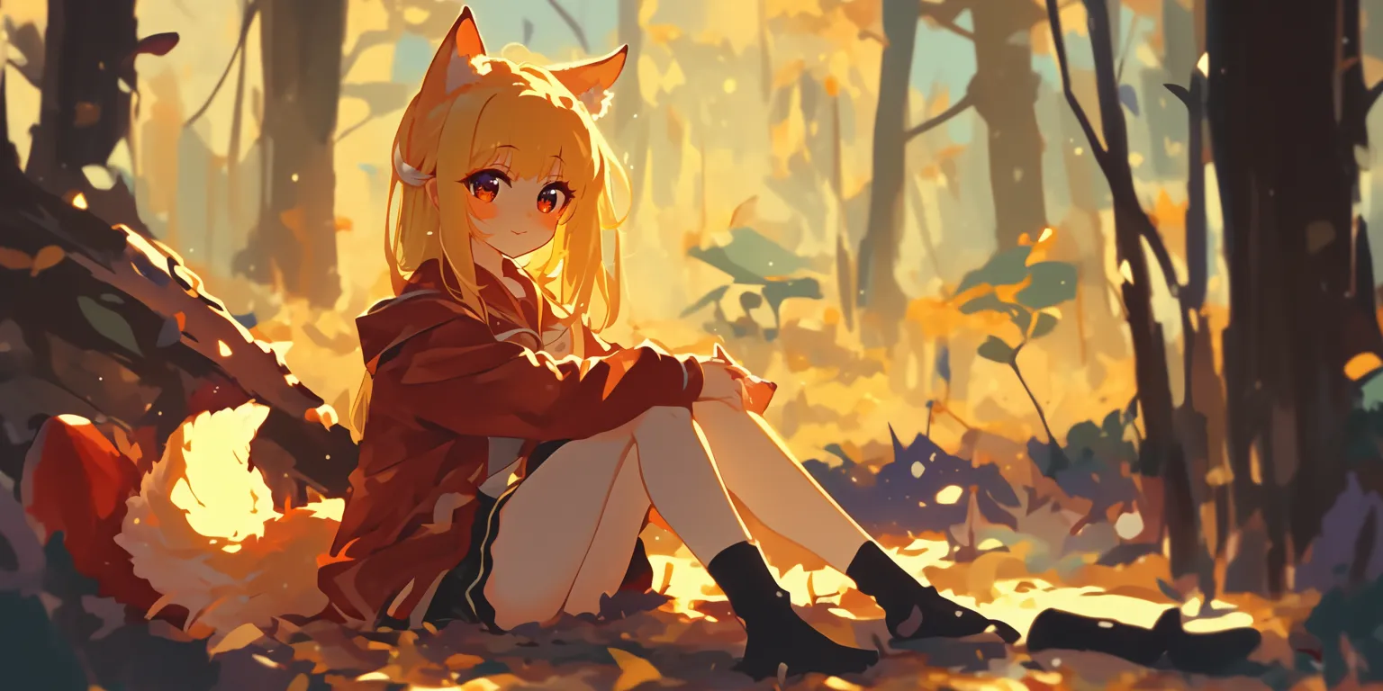 cute fox wallpaper fox, shinobu, howl's, forest, 1920x1080
