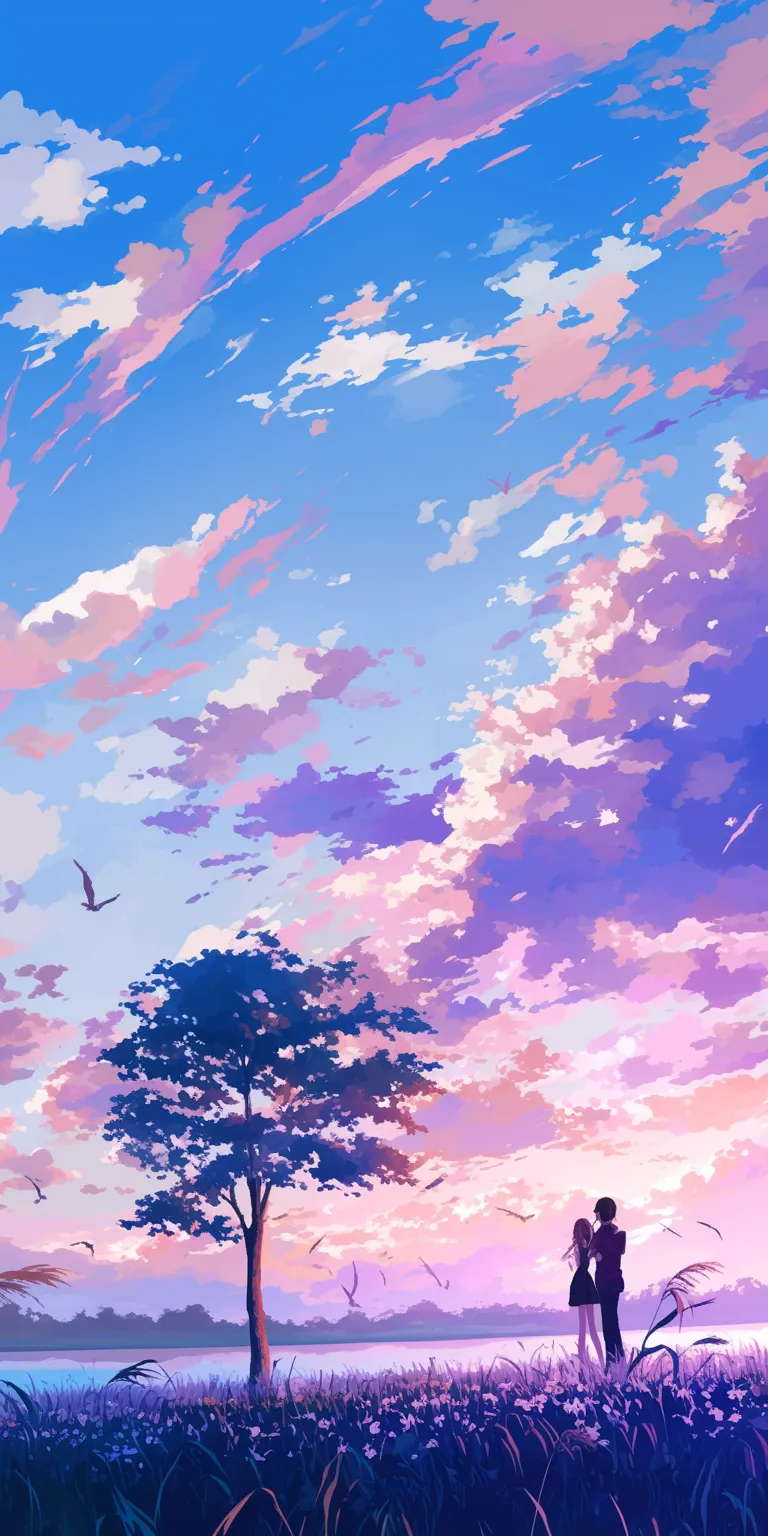 anime purple wallpaper sky, 2560x1440, 3440x1440, noragami, ciel