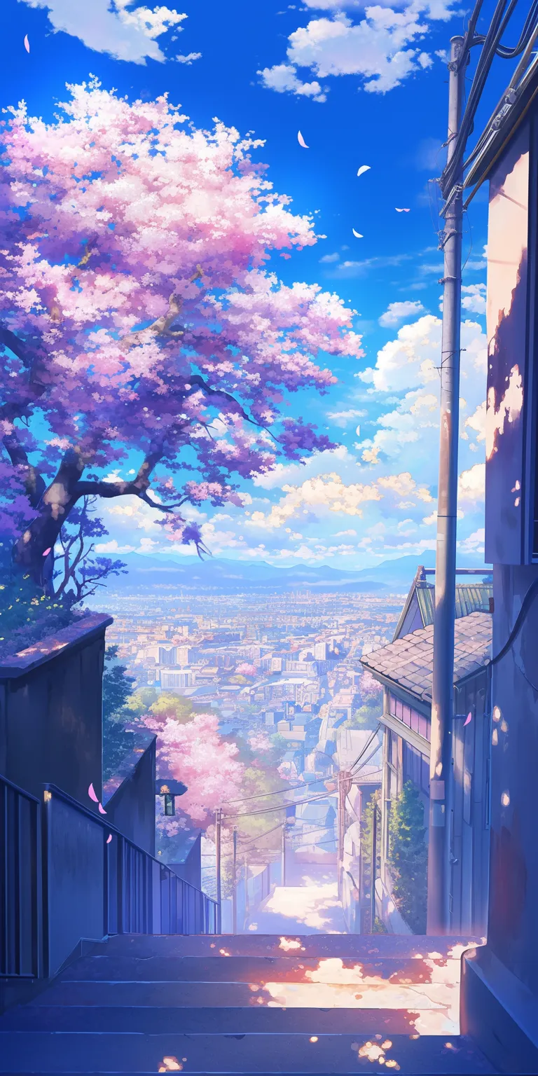 anime background hd kamisama, sakura, scenery, noragami, ghibli