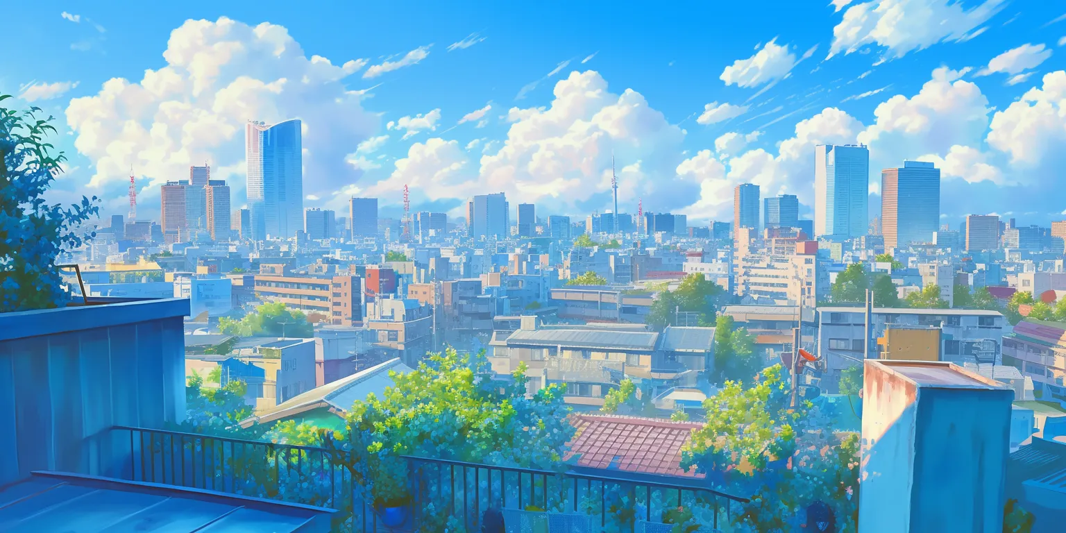 anime scenery background 3440x1440, tokyo, 2560x1440, ghibli, 1920x1080