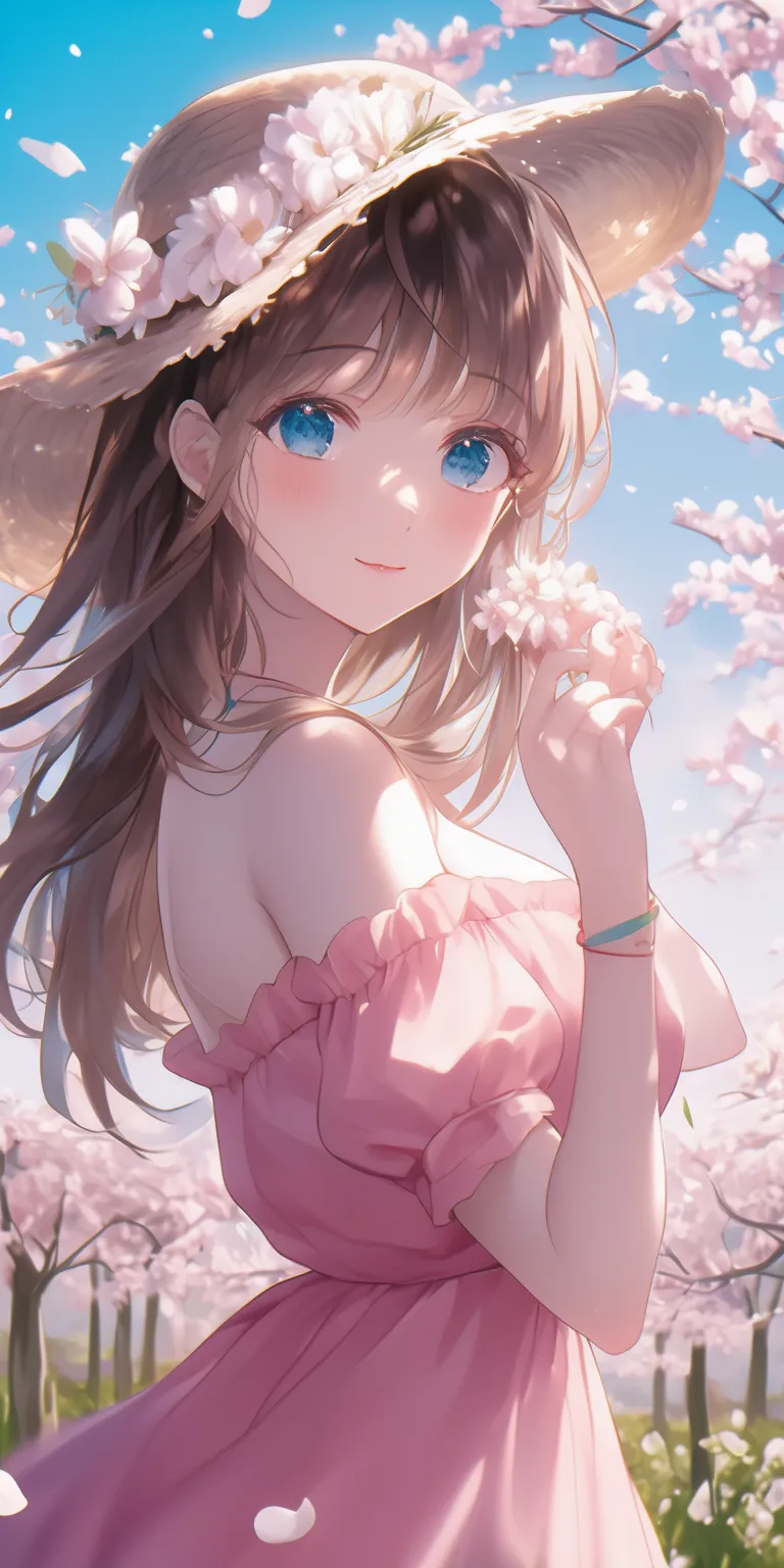 beautiful anime wallpaper sakura, blossom, mirai, tomori, kuroko