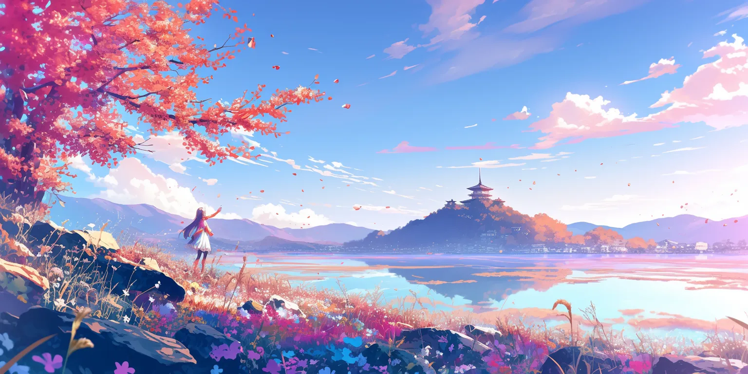 free moving backgrounds evergarden, 3440x1440, 2560x1440, ghibli, scenery