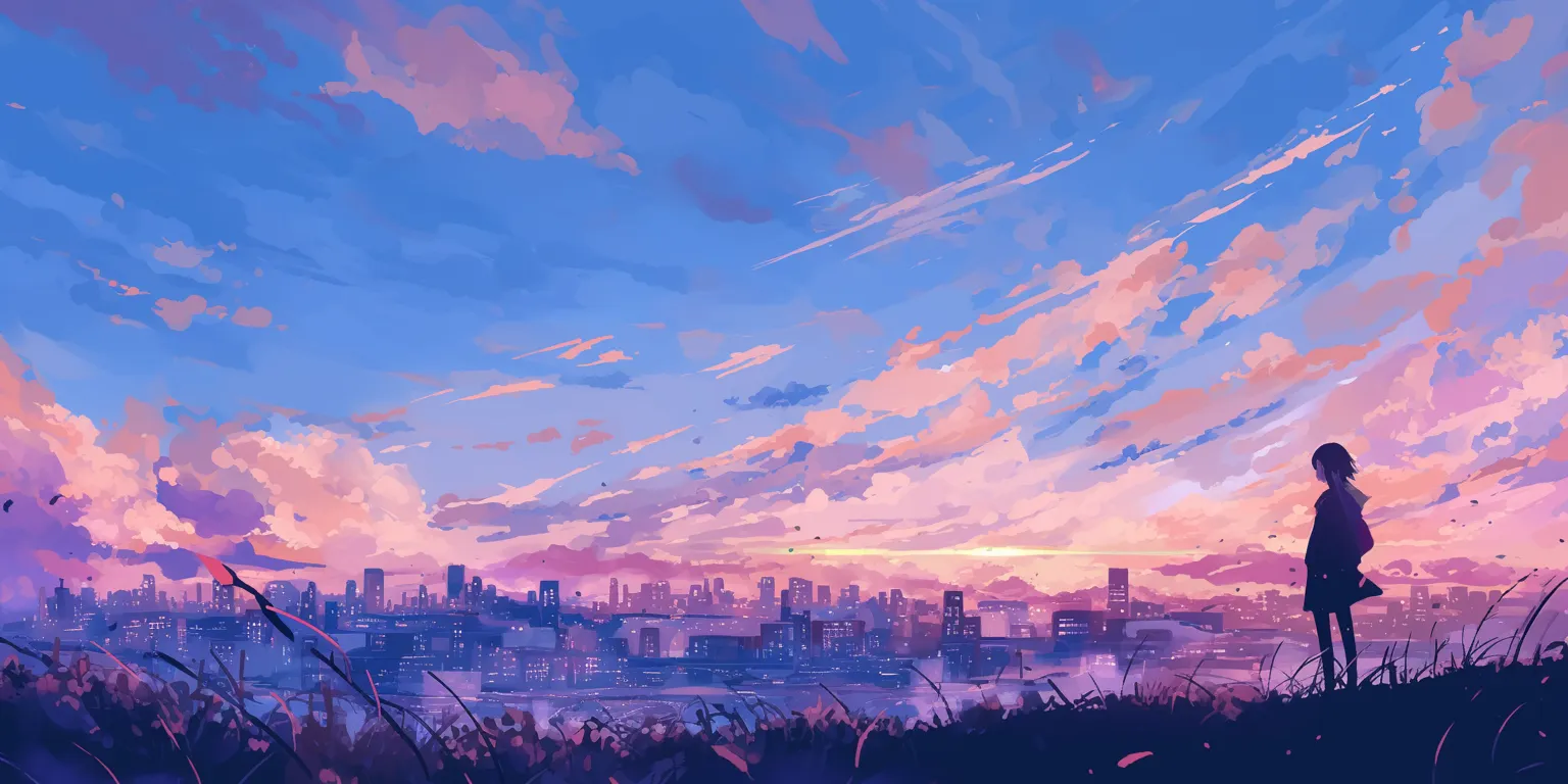 anime phone wallpaper 3440x1440, 2560x1440, sunset, 1920x1080, backgrounds