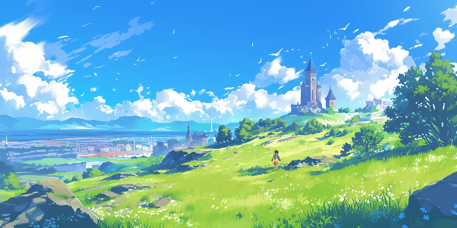 4k anime background ghibli, backgrounds, evergarden, scenery, landscape