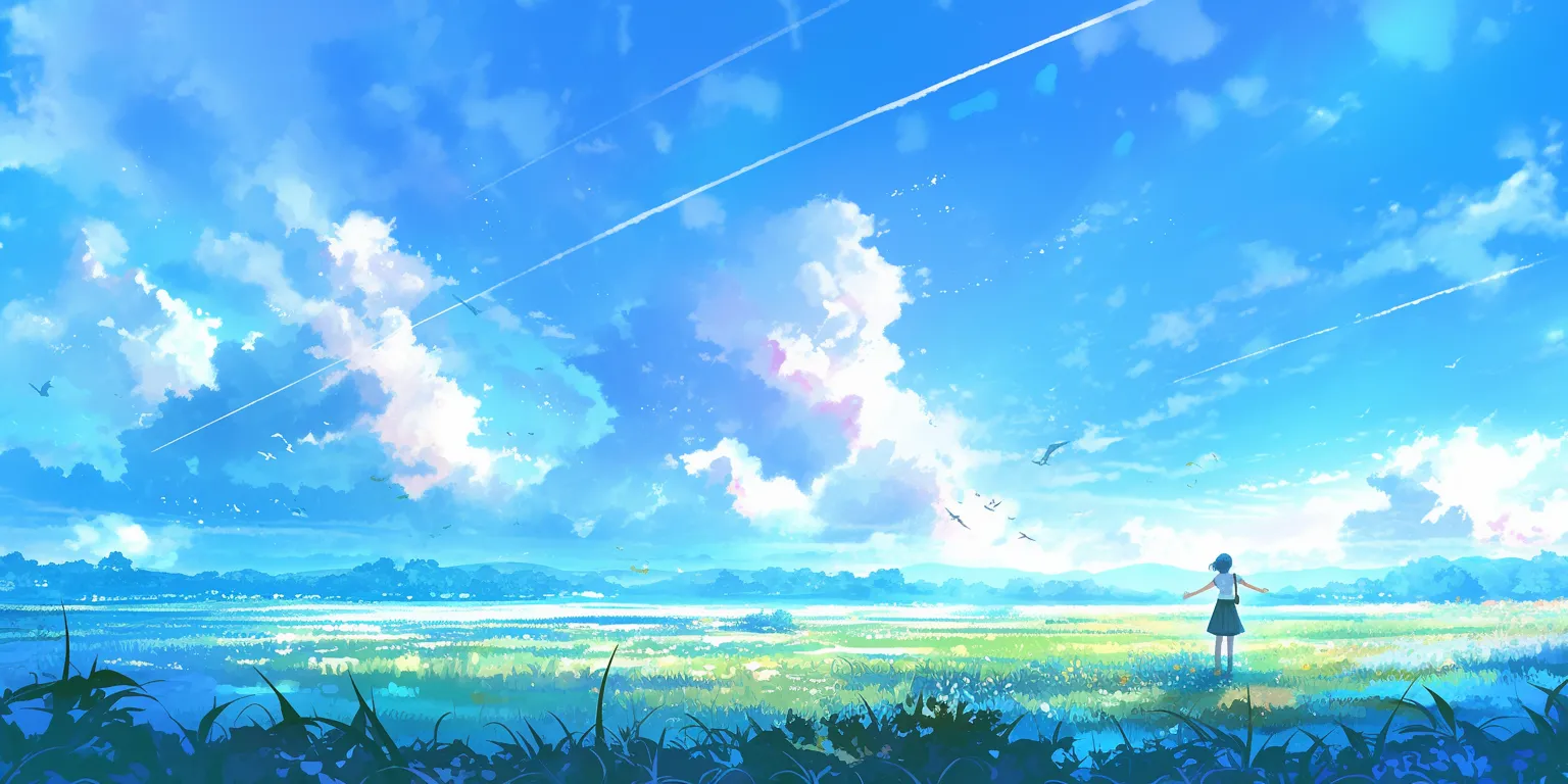 anime scenery wallpaper sky, ciel, backgrounds, evergarden