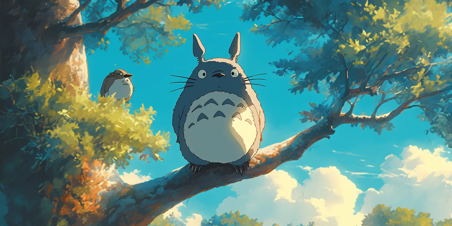 totoro desktop wallpaper totoro, ghibli, yuujinchou, mushishi, evergarden