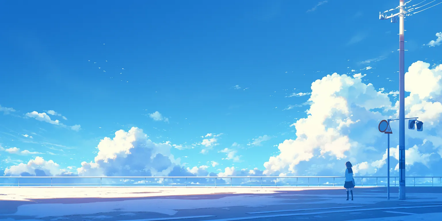moving anime wallpaper ocean, 3440x1440, sky, 2560x1440, backgrounds
