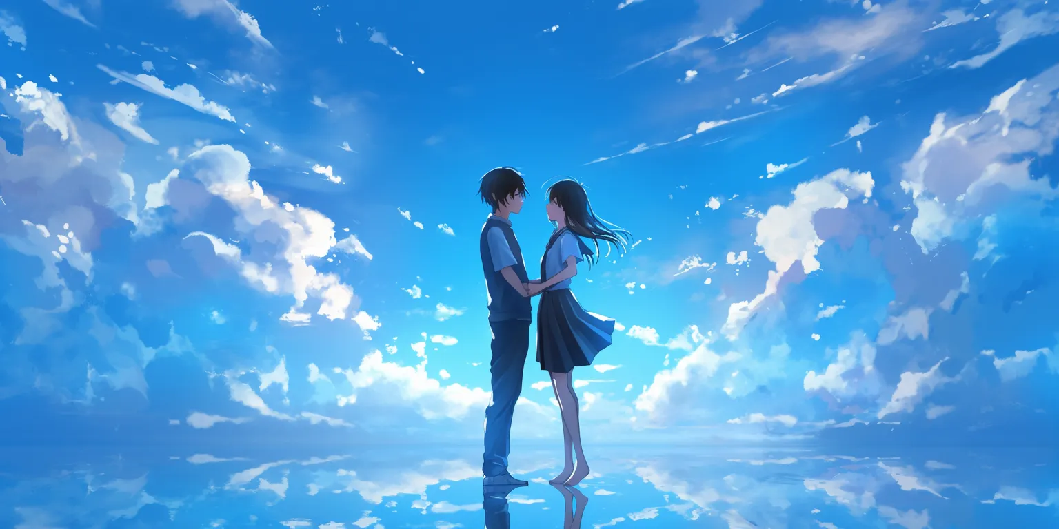 couple anime wallpaper hyouka, sky, ghibli, anime, noragami