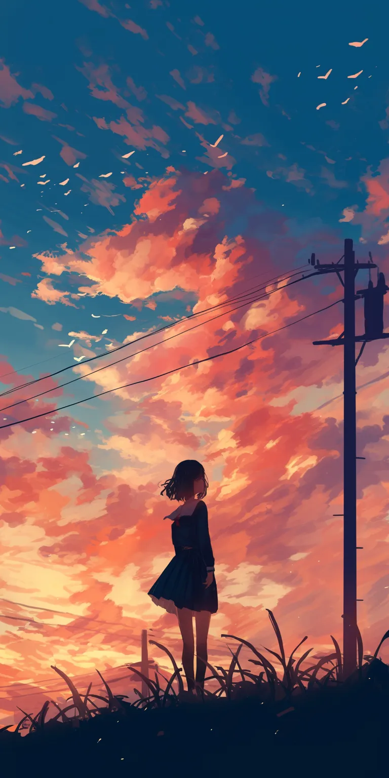 anime wallpaper for ipad sky, sunset, 2560x1440, 3440x1440, 1920x1080