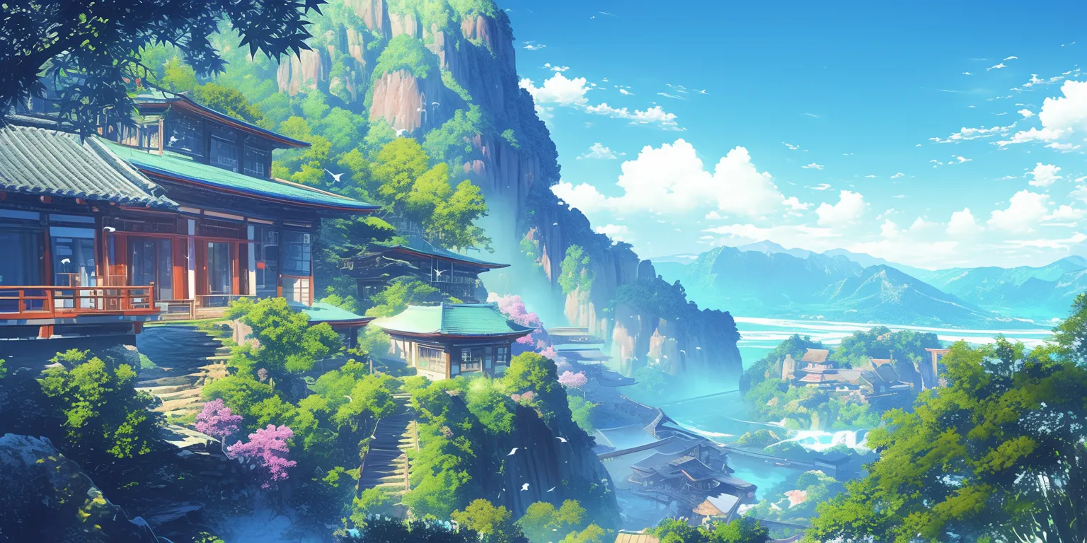 anime scenery background evergarden, ghibli, scenery, kamisama, backgrounds