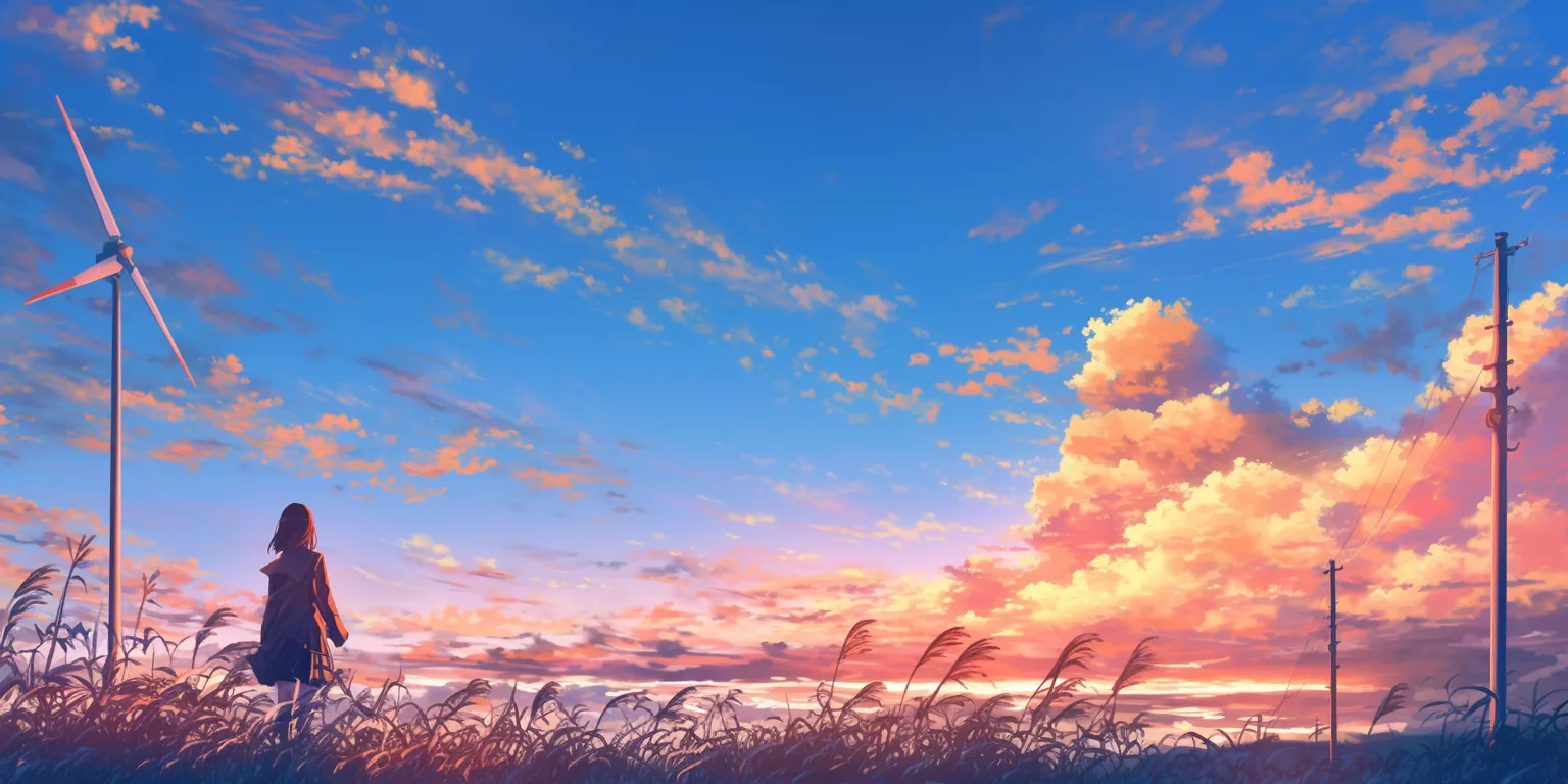 anime background wallpaper sky, 3440x1440, 2560x1440, evergarden, sunset
