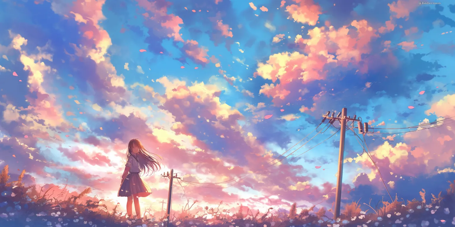 anime wallpaper 4k for pc wonderland, 1366x768, 3440x1440, ghibli, sky