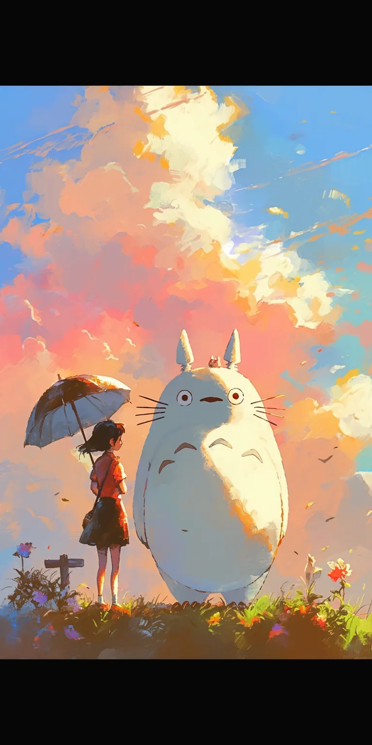 totoro desktop wallpaper ghibli, totoro, yuujinchou, evergarden, mononoke