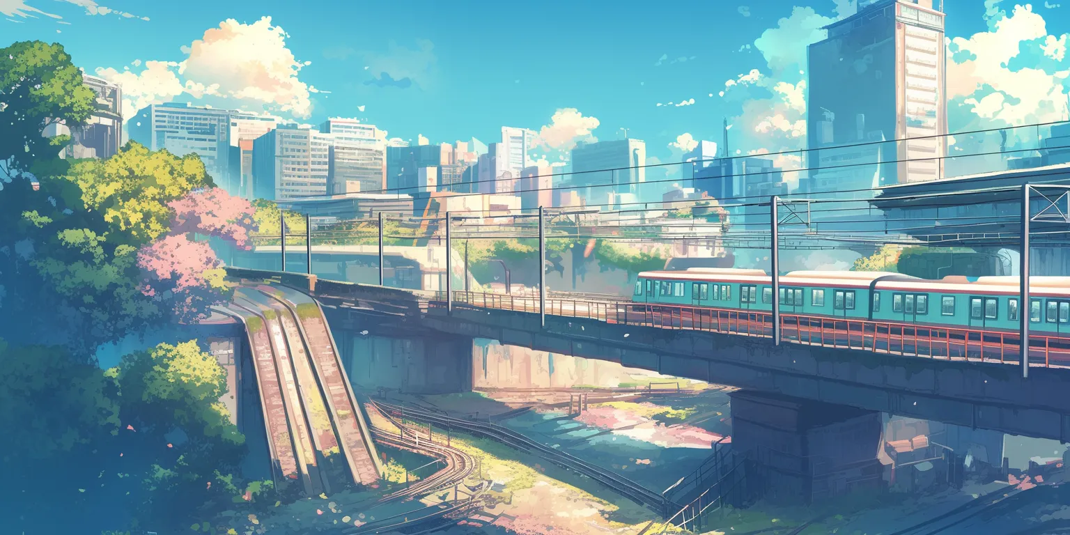 90s anime wallpaper flcl, scenery, backgrounds, 3440x1440, lofi