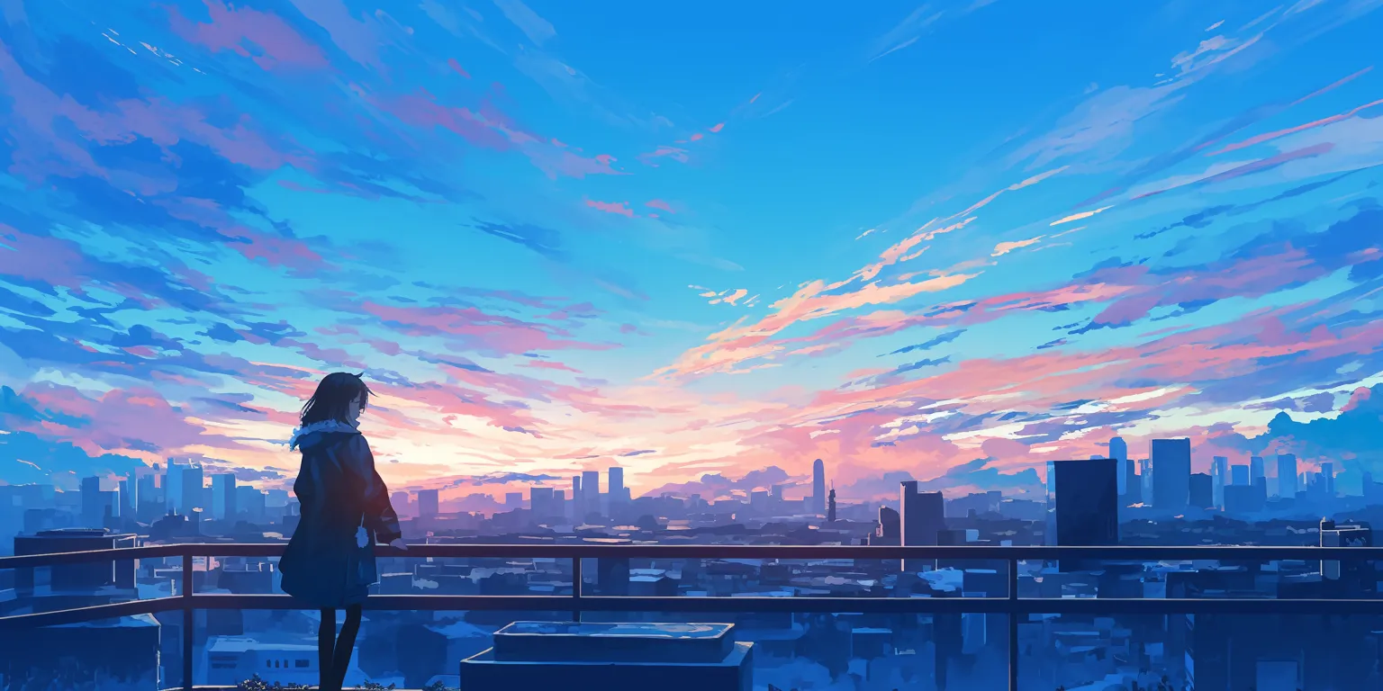 aesthetic anime background flcl, 3440x1440, sunset, noragami, ciel