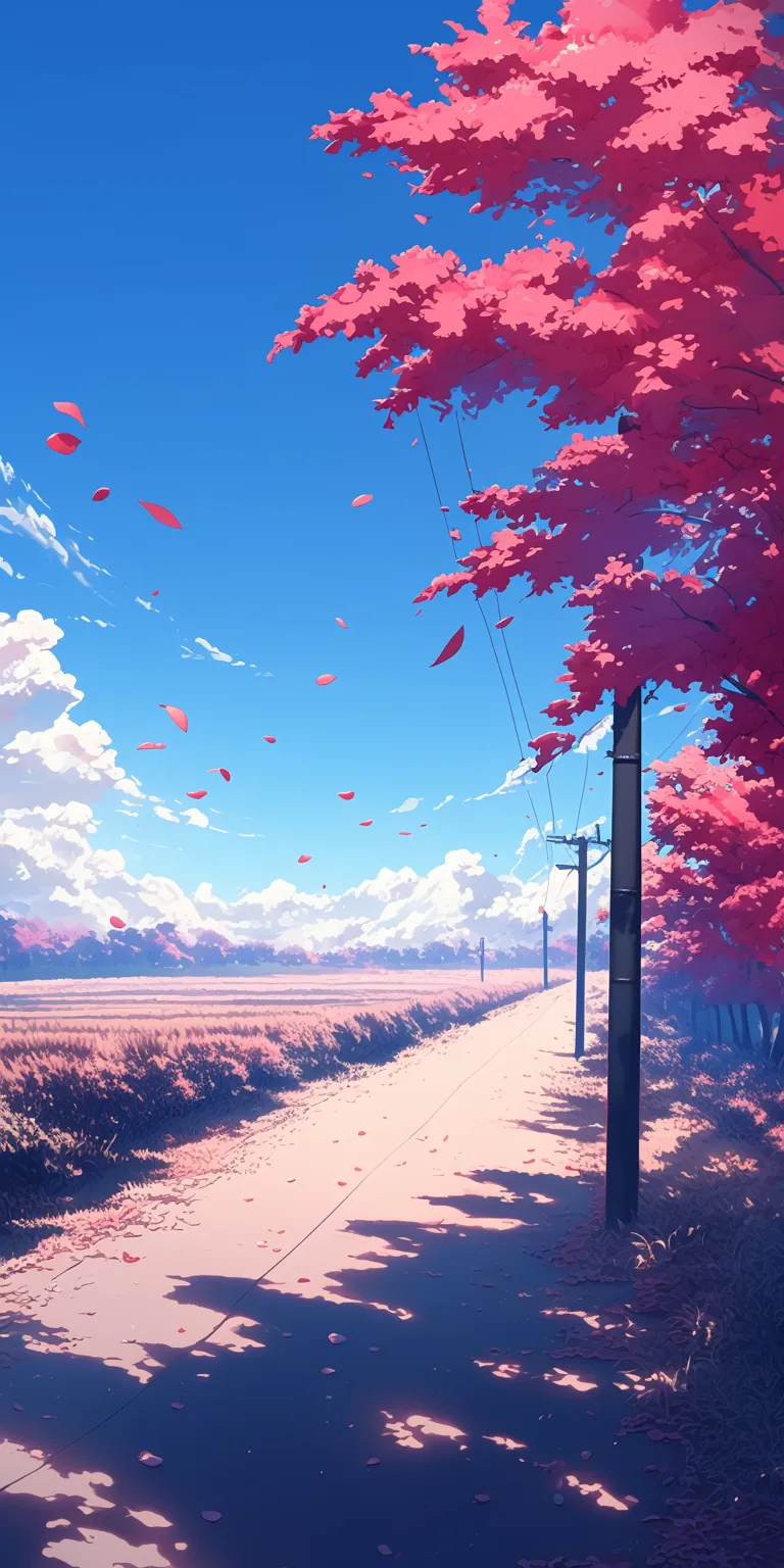 pink anime background scenery, 2560x1440, 3440x1440, backgrounds, 1920x1080
