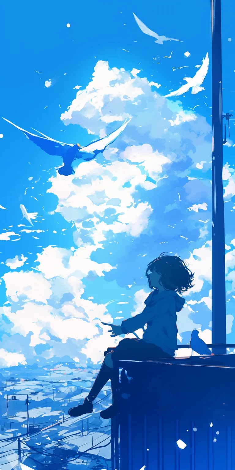 1920 x 1080 anime wallpaper ciel, sky, haru, hyouka, dazai
