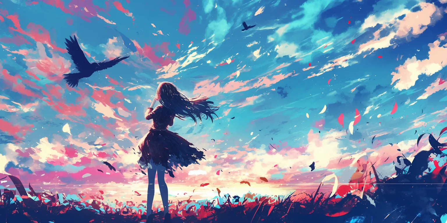 anime wallpaper for iphone 2560x1440, 1920x1080, 3440x1440, sky, 1366x768