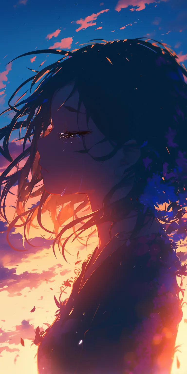 sad anime wallpaper mushishi, evergarden, noragami, mononoke, sunset