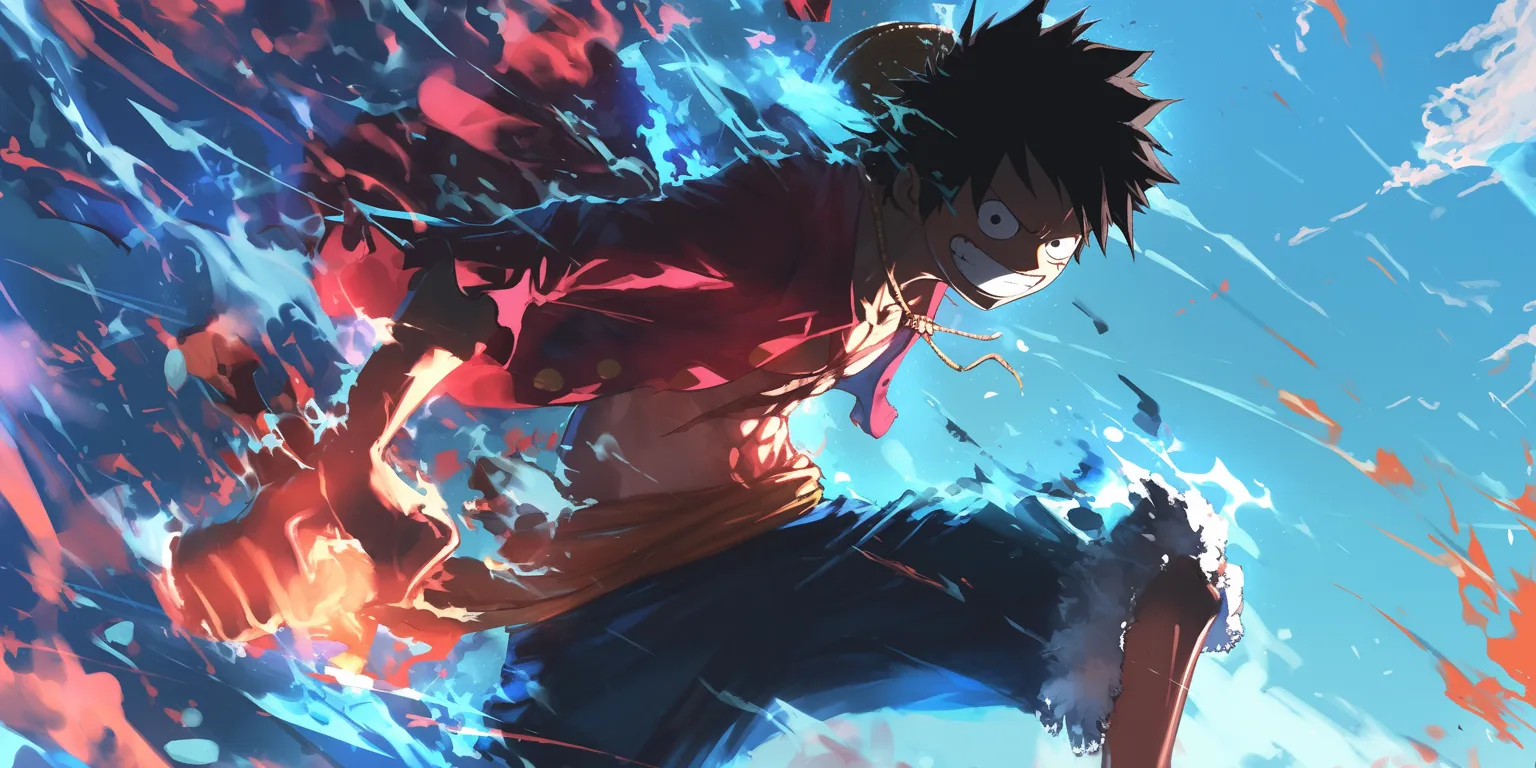 luffy gear 5 4k wallpaper luffy, rengoku, deku, todoroki, sasuke