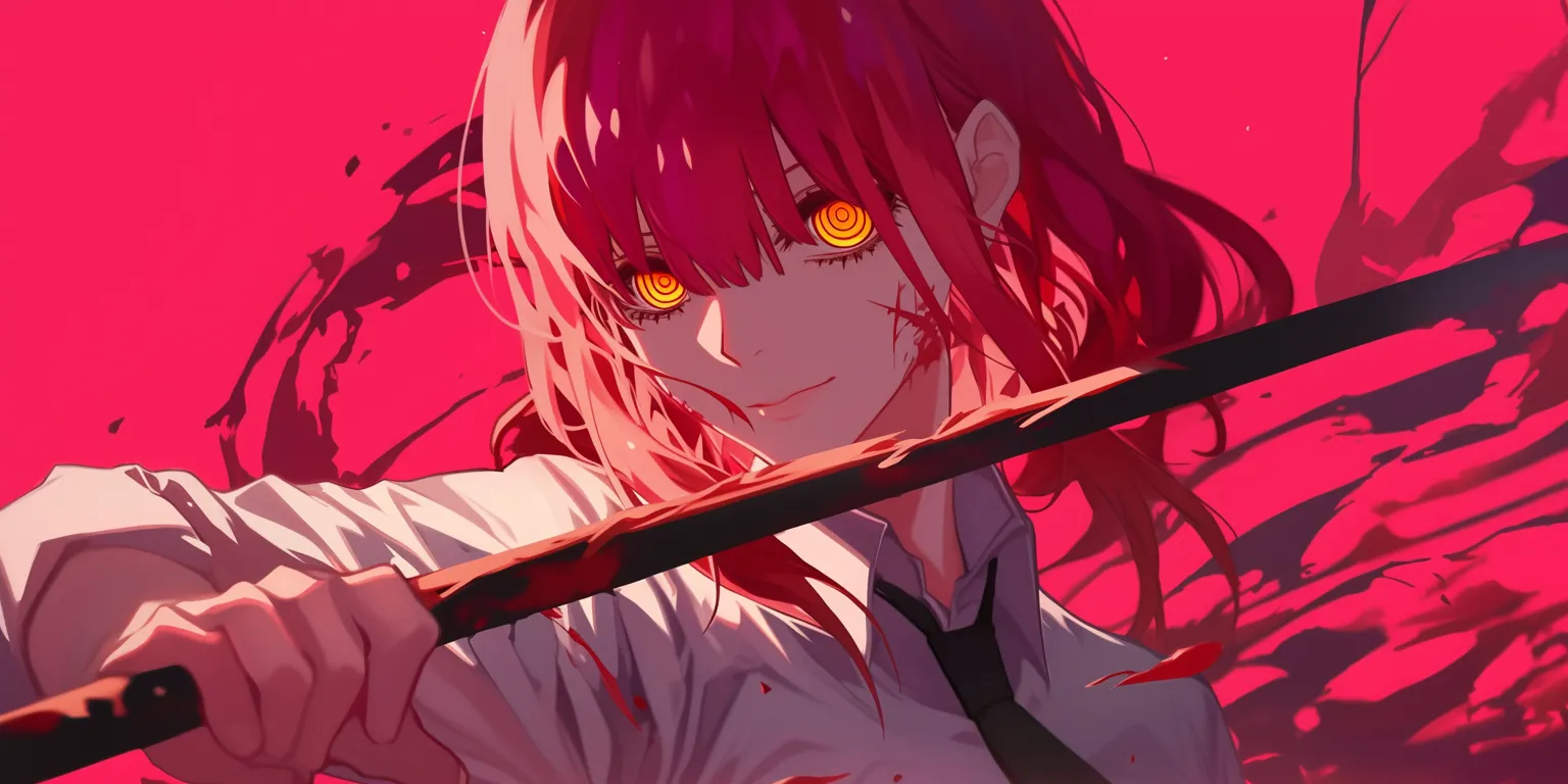 makima chainsaw man wallpaper kakegurui, toubun, kurosaki, yumeko, shokugeki